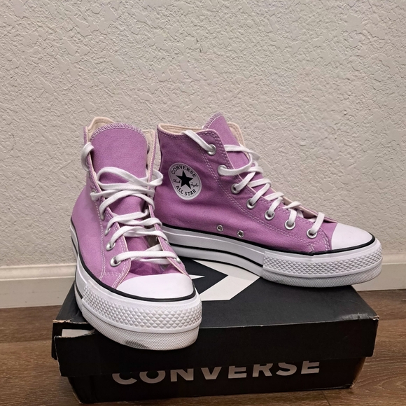Converse Shoes - All Star Converse Rare Lilac High Top Women Sneaker Shoes US 9.5